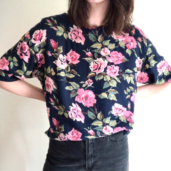 Vintage flower blossom blouse - Picture 7 of 15